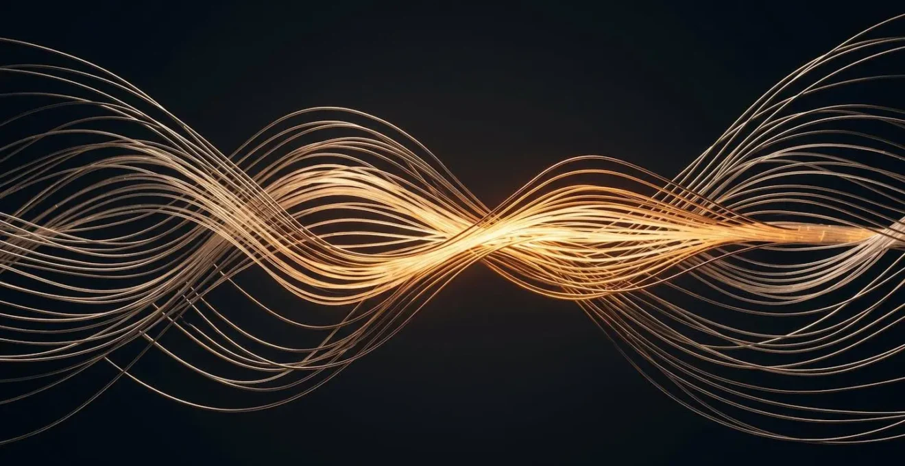 Symbolic representation of dynamic EQ concept showing frequency waveforms responding to threshold